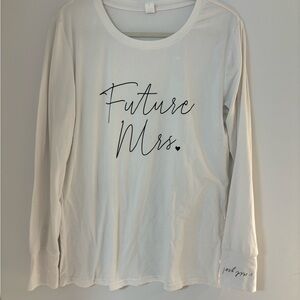 “Future Mrs.” Long-Sleeved Shirt